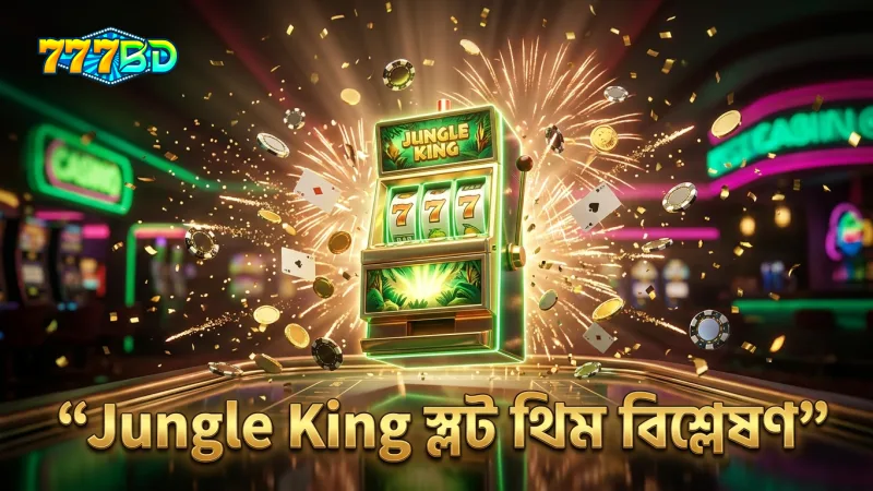Jungle King স্লটের অ্যাডভেঞ্চার থিম এবং গ্রাফিক্স বিশ্লেষণ।