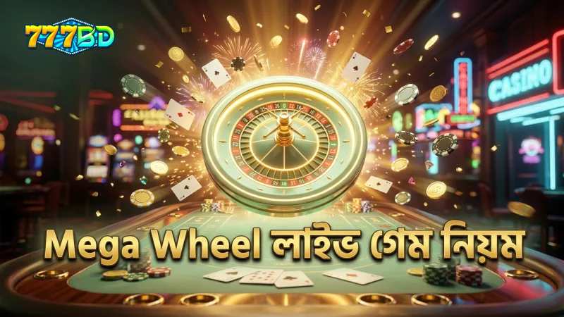 Mega Wheel লাইভ গেমের নিয়ম বুঝে নিরাপদে খেলতে থাকুন